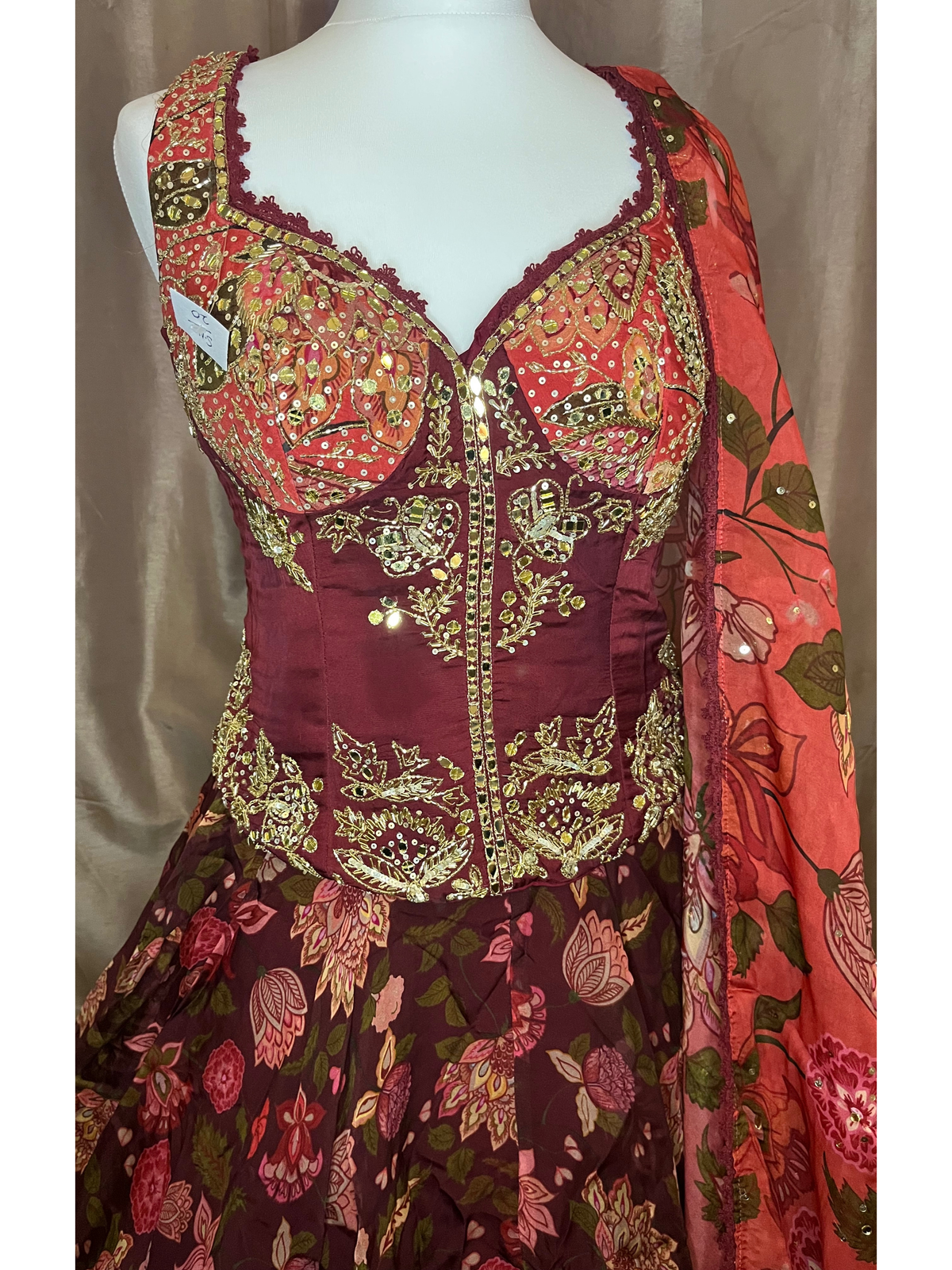 Valentine Corset Lengha