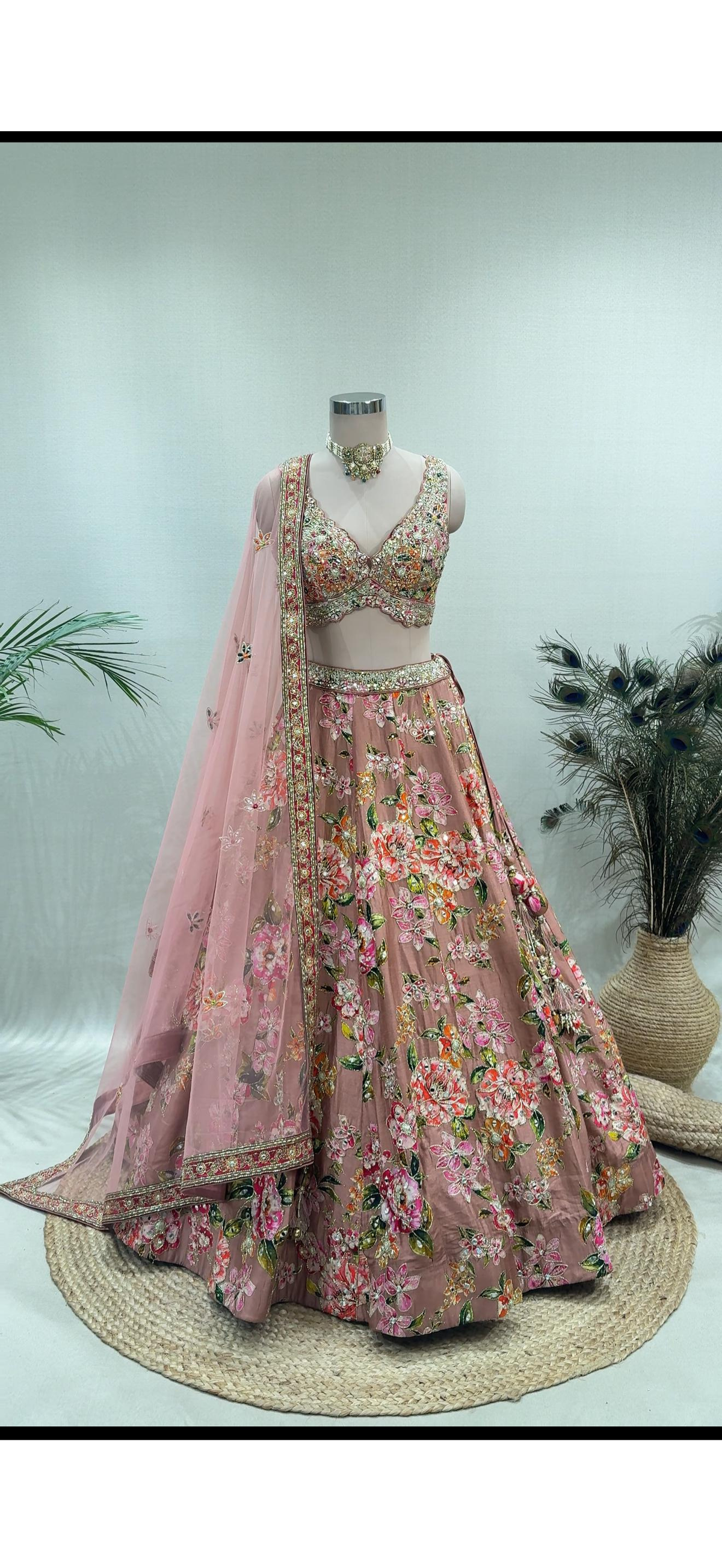 Spring Floral Lehenga