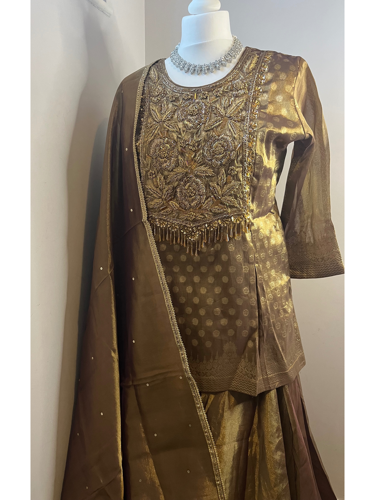 Copper Shimmer Palazzo