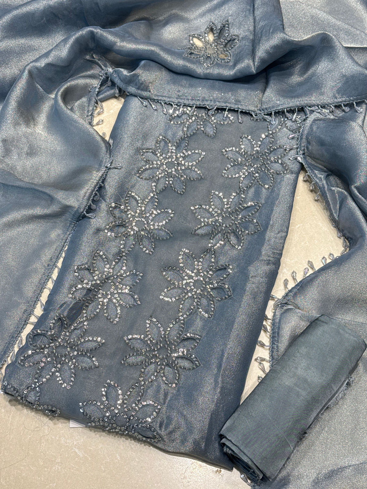 Dusk Blue Unstitched Fabric