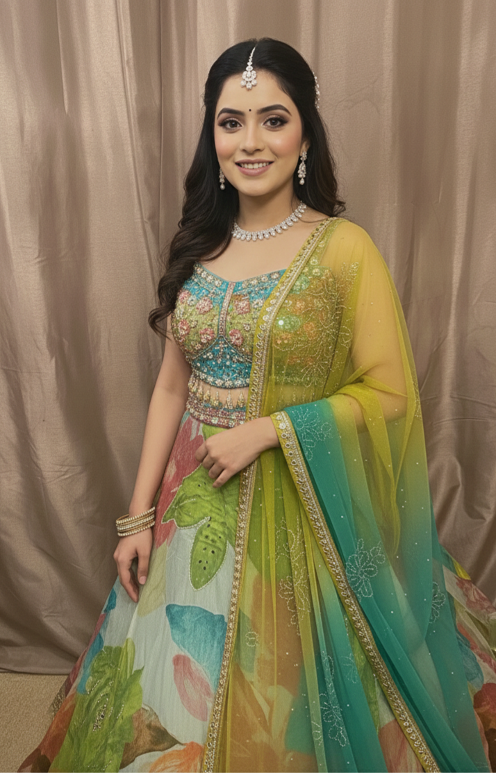 Perfect Sangeet Lengha