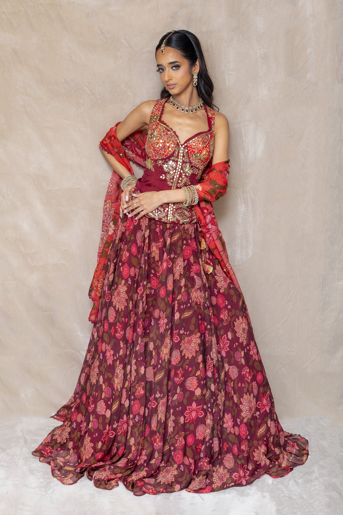 Valentine Corset Lengha