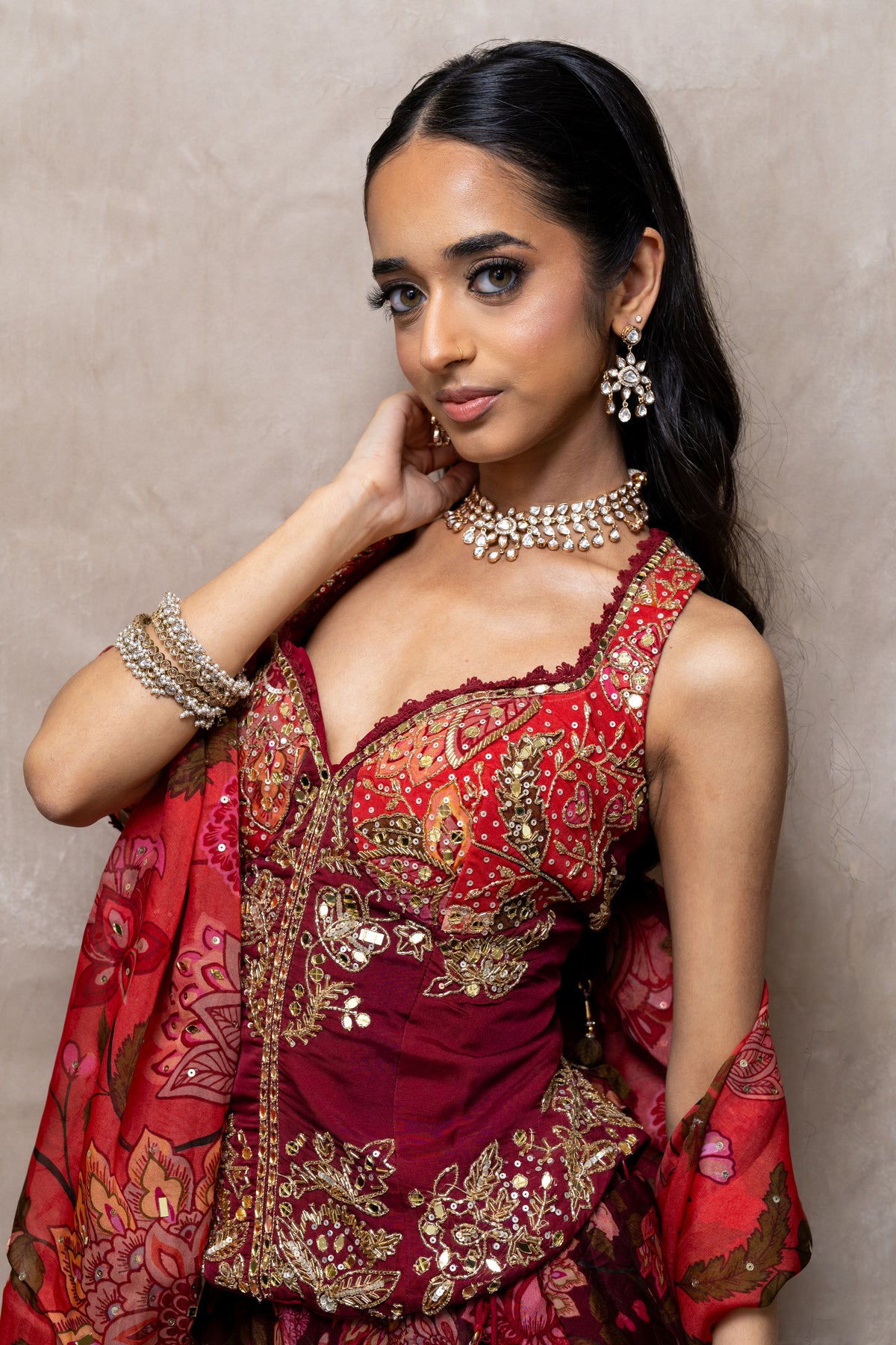 Valentine Corset Lengha