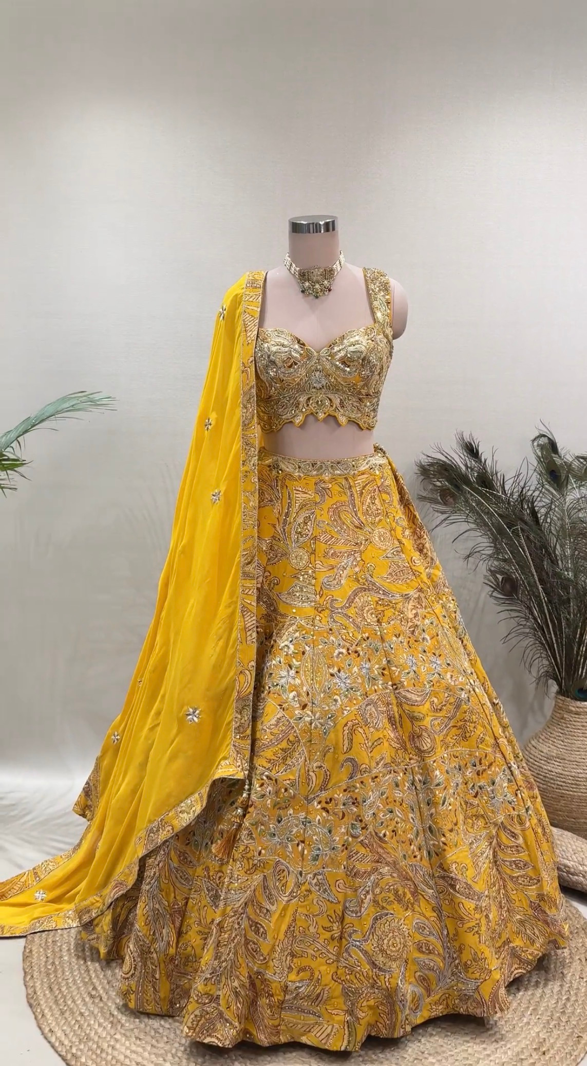 The Golden Sunshine Lehenga