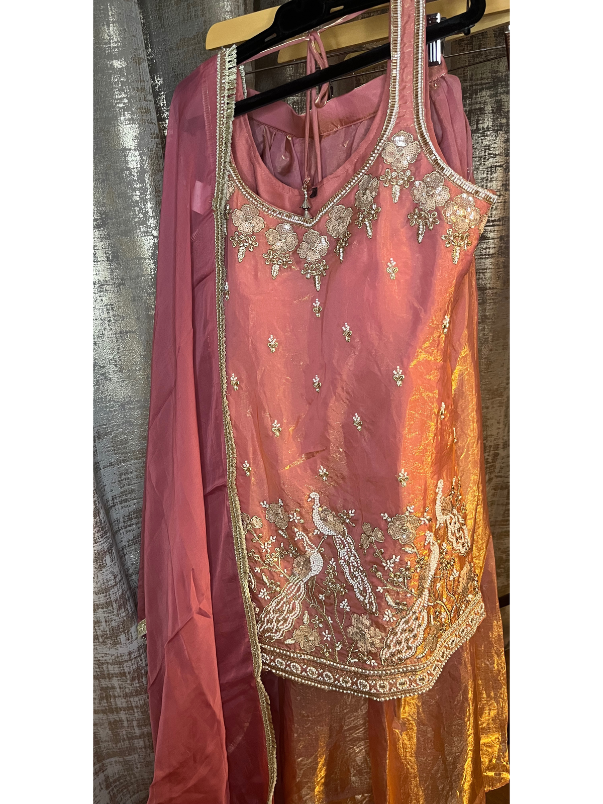 Shimmer Pink Palazzo